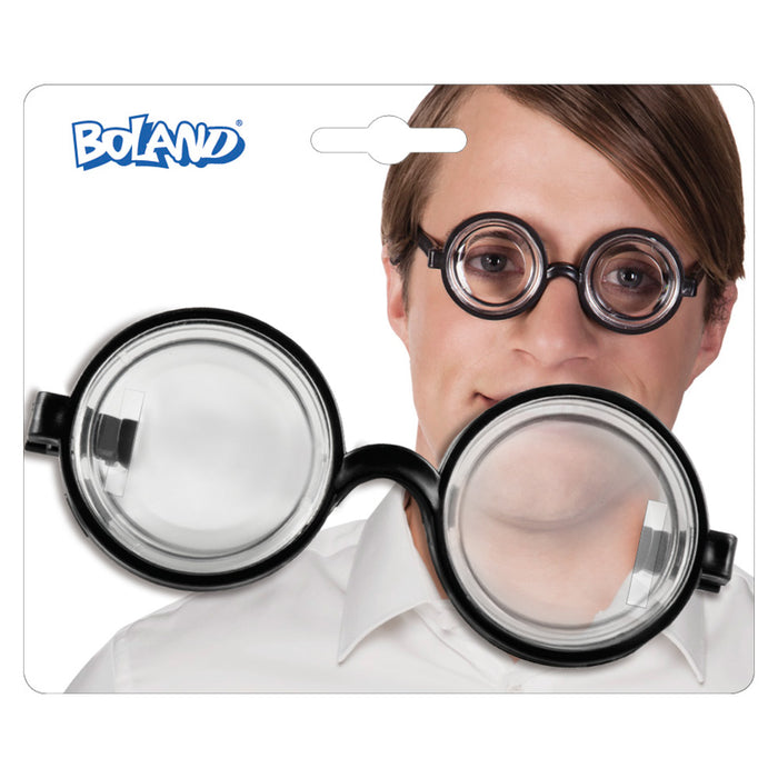 Nerd Streber Nickelbrille - Rund