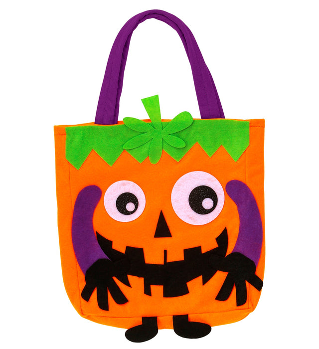 Halloween Betteltasche "Verrückter Kürbis" | Süßes oder Saures