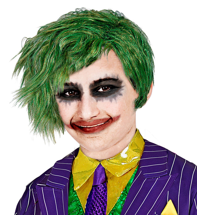 Perücke "Horrorclown" in Box | Grün