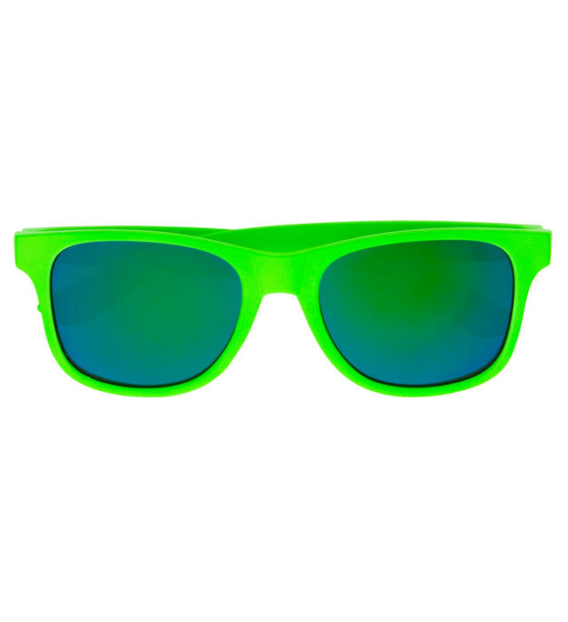 80er Jahre Brille - Neon Grün | Revo Gläser