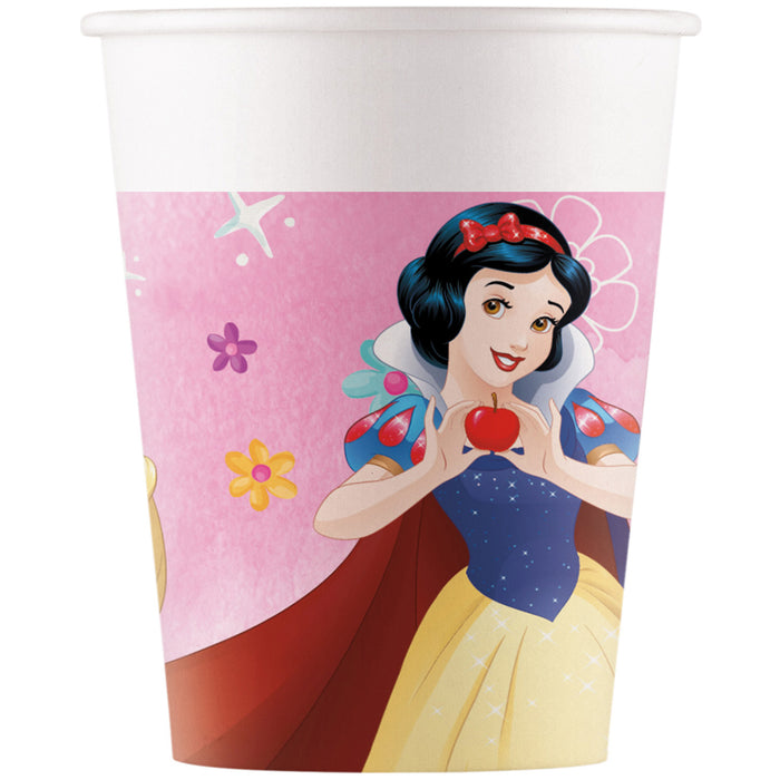 Pappbecher Disney Prinzessin 200 ml | 8 Stück FSC