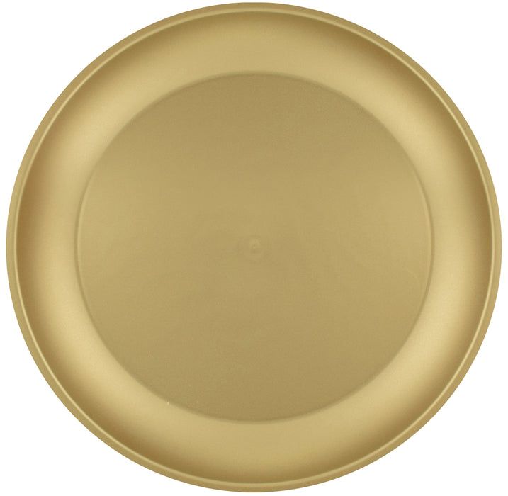Mehrweg Teller 21 cm | 4 Stück Gold