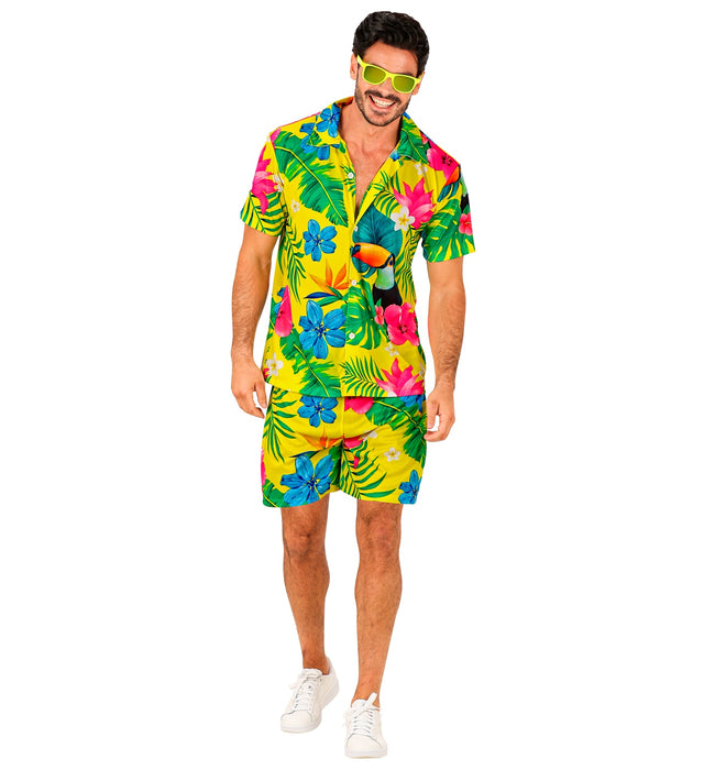 Hawaii Herren Outfit "Tropical" | Mehrfarbig