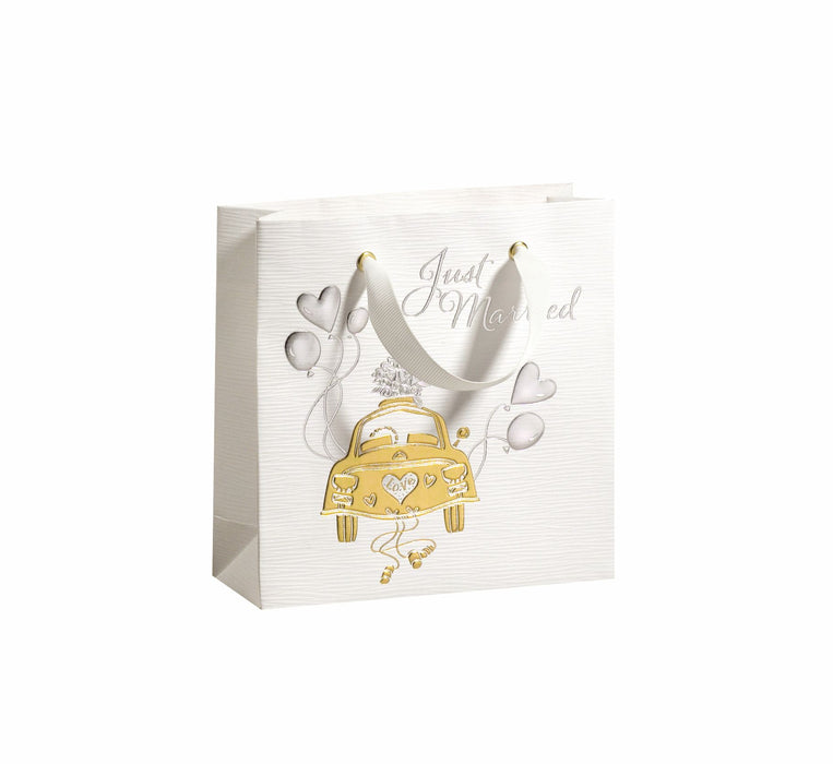 Geschenktüte "Wedding Car" | B15 x T5,5 x H15cm
