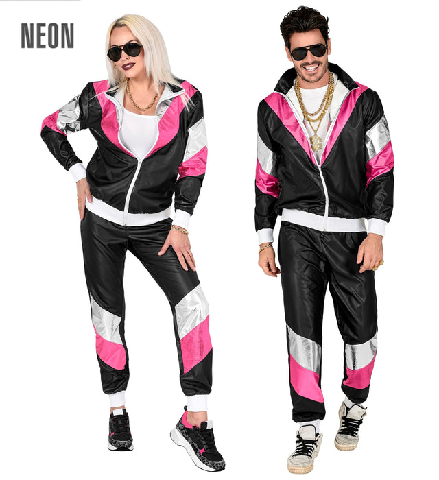 Party Trainingsanzug für Erwachsene | Schwarz Pink