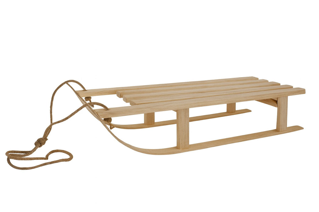 Deko Schlitten natur Holz | 38x15,5x8 cm |  15932