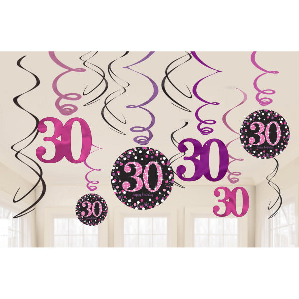 Swirldeko HB #30 Pink Sparkling 12Stk.