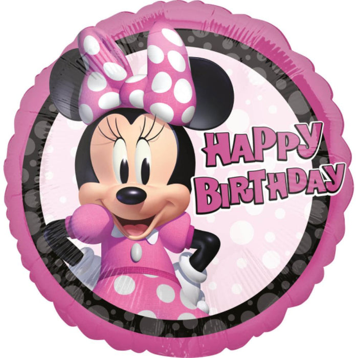 ABC18 Folienballon "Minnie Mouse" | Ø 45 cm