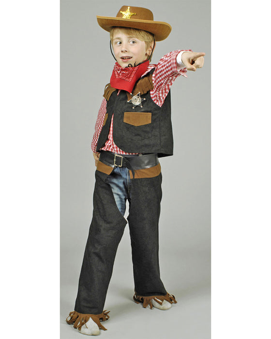 Cowboy Clive Kostüm für Kinder 3-tlg.