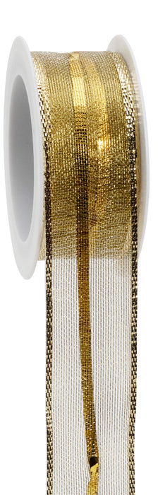 Geschenkband Cabaret-Susifix 25mm/3m | Gold