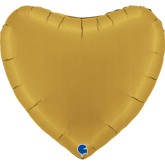 ABC36 Uni Herz 91 cm ø | Gold Satin