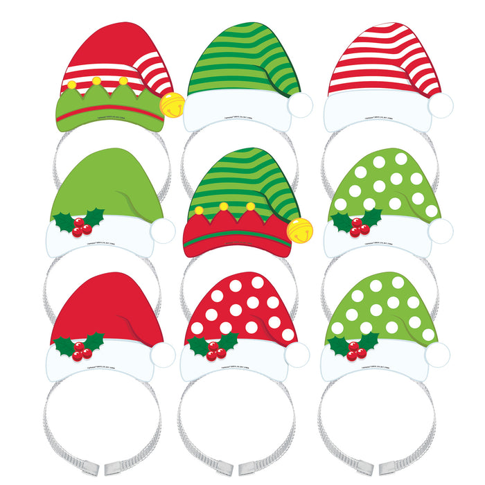 Haarreif Weihnachtsmann & Elfen 8tlg.