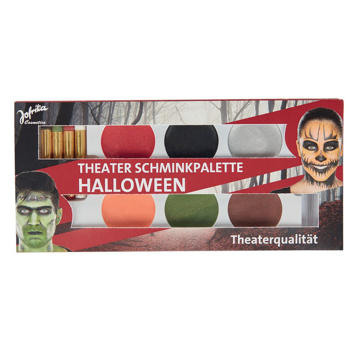 MakeUp Set Halloween 6 Farben + 4 Stifte