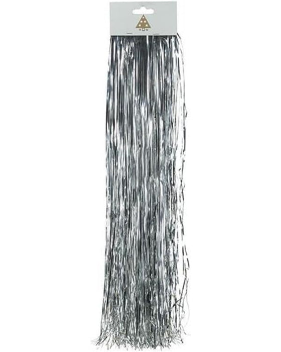 Lametta Glatt 48cm - 300 Fäden | Glanz Silber