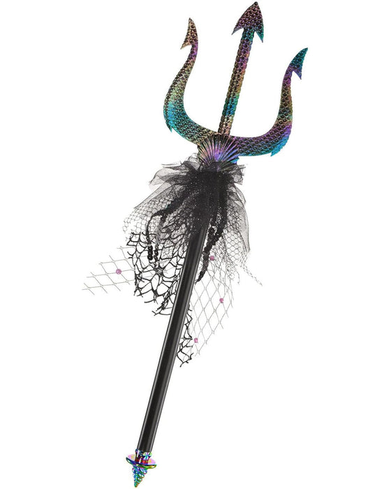 Glitzernder Neptun Dreizack - Meerjungfrau Kostümzubehör - 414047 | 44 cm