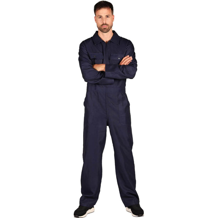 Kostüm für Herren "Michael Halloween" | Overall Langarm Dunkelblau