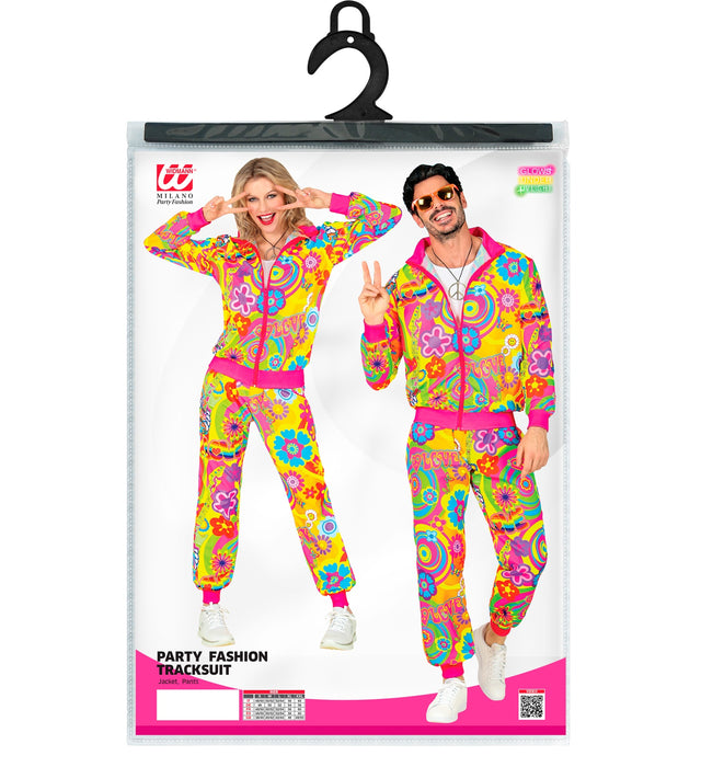 Party Trainingsanzug "Hippie Groovy" für Erwachsene