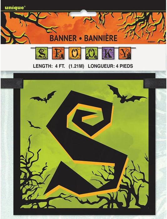 Banner HAUNTED HOUSE Spooky