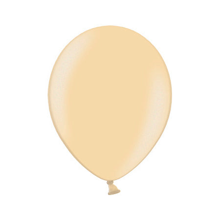 100 Stk. Luftballon Uni Metallic Ø 30cm | Pfirsich
