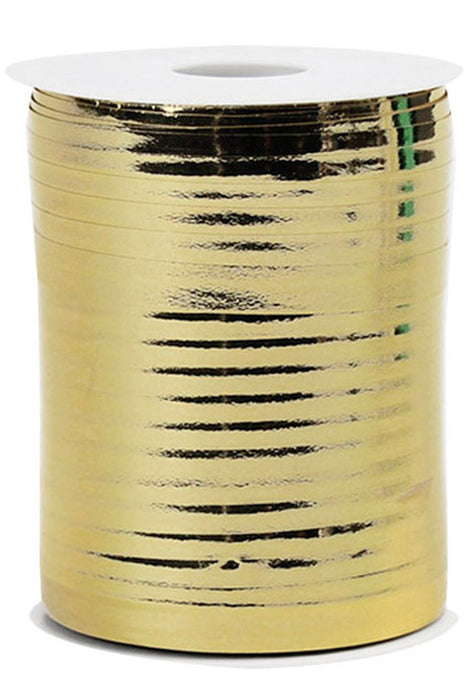 Geschenkband Polyband 10mm/250m Metallic Gold
