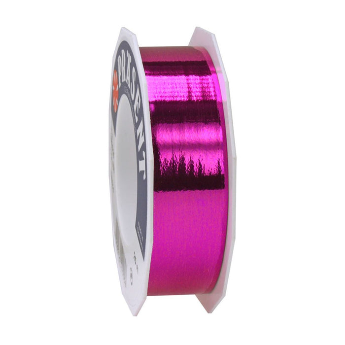 Geschenkband Polyband 25mm/25m Metallic Orchidee