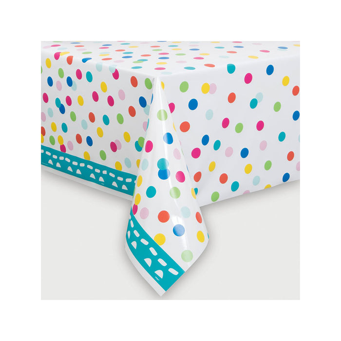 Tischdecke PVC HB Konfetti 137x213cm