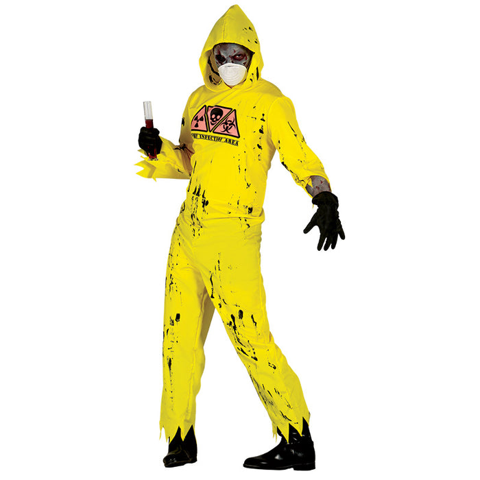 Kostüm Zombie Atom Opfer Overall Gr.L