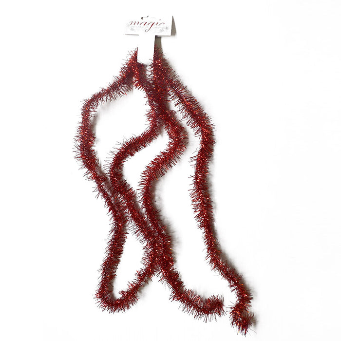 Girlande X-Mas Rot Glanz | 5cm x 2,7m