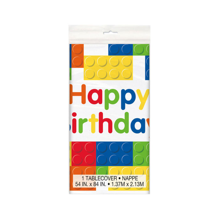Tischdecke PVC HB Blocks 137x213cm