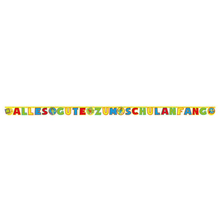 Buchstabengirlande Schulanfang Alles Gute 400cm
