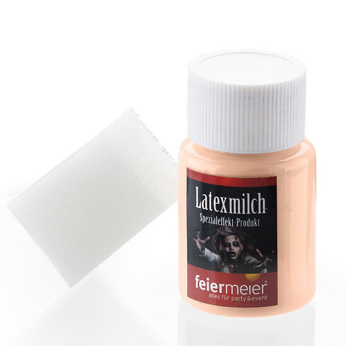 Feiermeier Latexmilch 28,3ml | Hautfarbe | Halloween Spezialeffekt Schminke | Wunden & Narben FX Makeup
