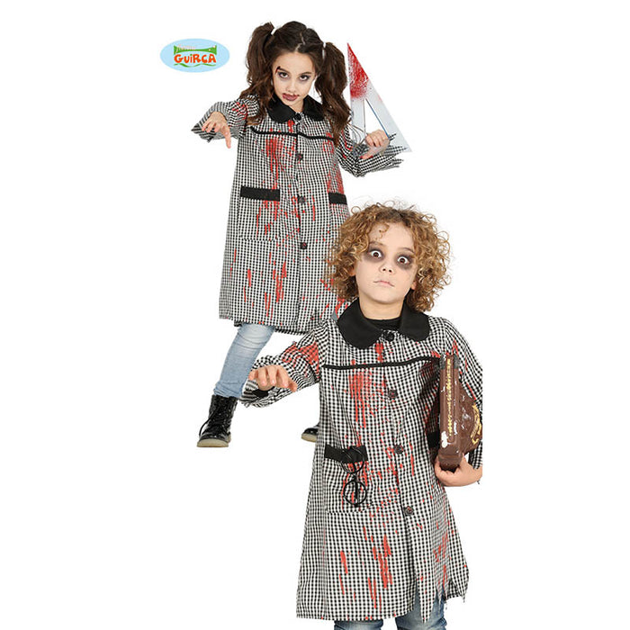 Kostüm Kid Zombie Schulmädchen 10-12J.