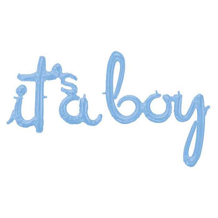 ABC14 Ballongirlande "It's a Boy " 68 x 50 cm Babyparty Dekoration für Jungengeburt
