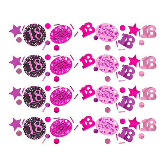 Konfetti Metall 34g Sparkling Pink #18