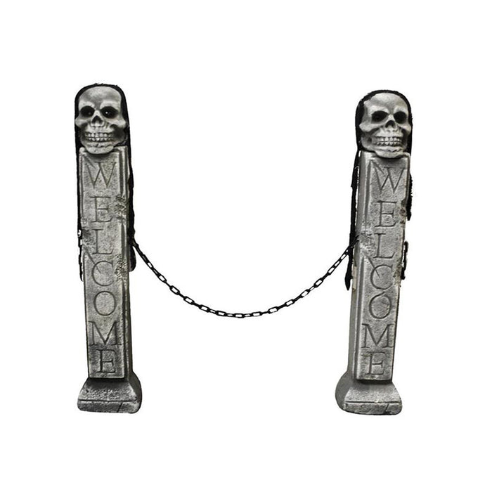 Standsäulen Welcome Horror Stelen 2 St. 70cm
