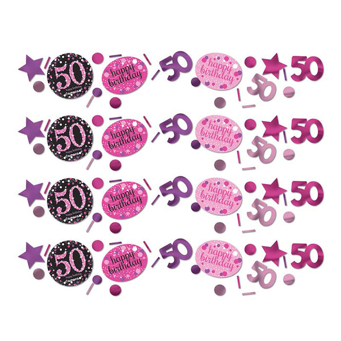 Konfetti Metall 34g Sparkling Pink #50