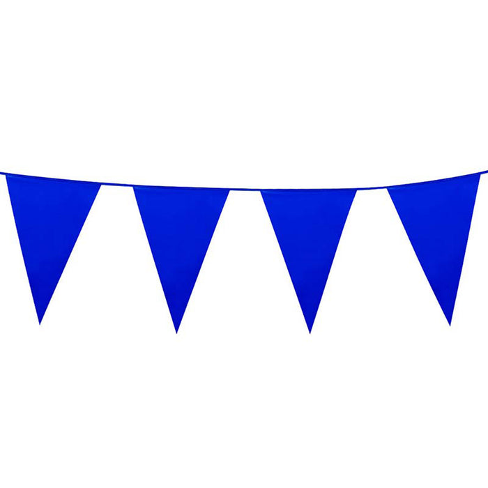 Wimpelkette PE 20x30cm L: 10m | Blau