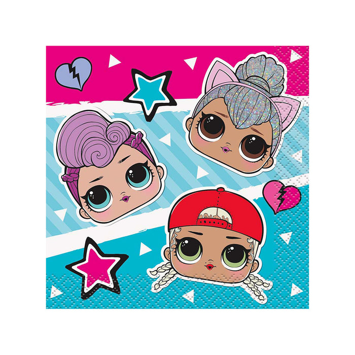 Servietten LOL Surprise! 16Stk./25x25cm