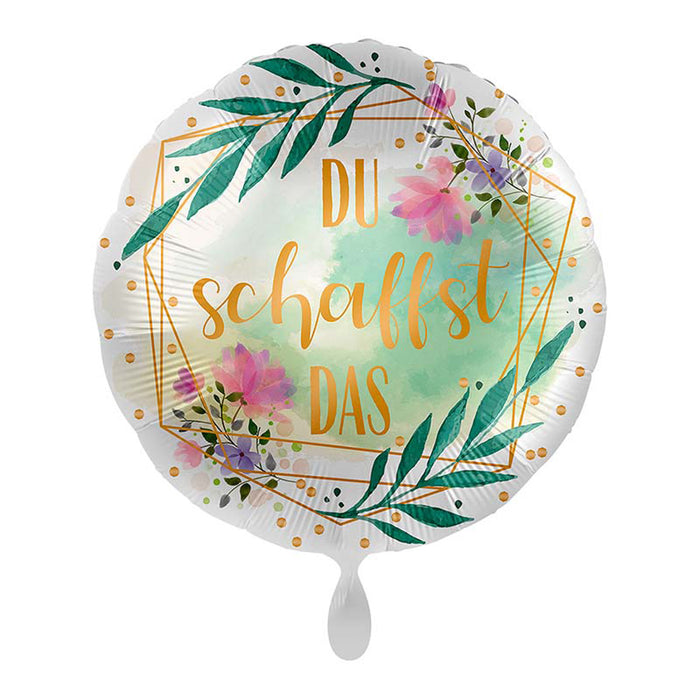 ABC18 Folienballon "DU schaffst DAS" | Ø 43 cm