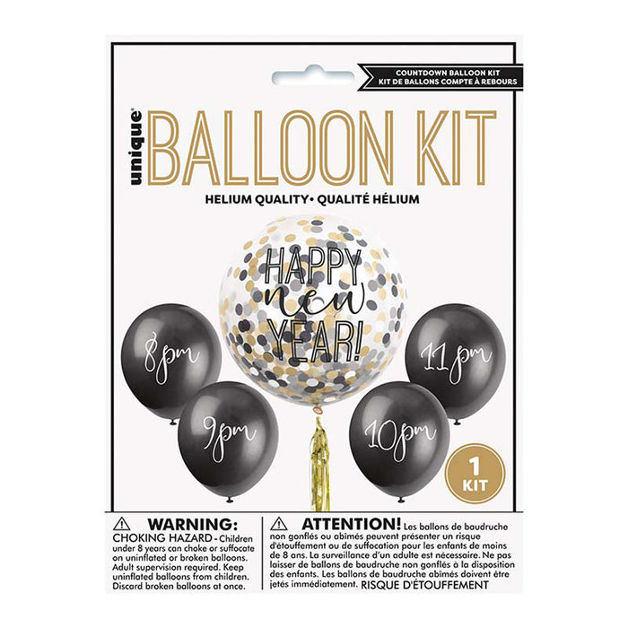 Partybox New Year Countdown Ballon Set