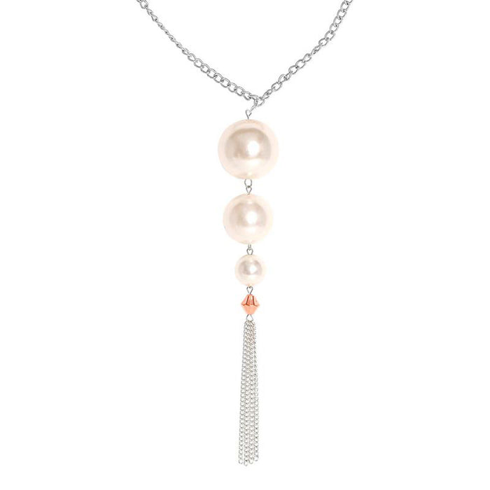 Schmuck Kette Perlen Charleston