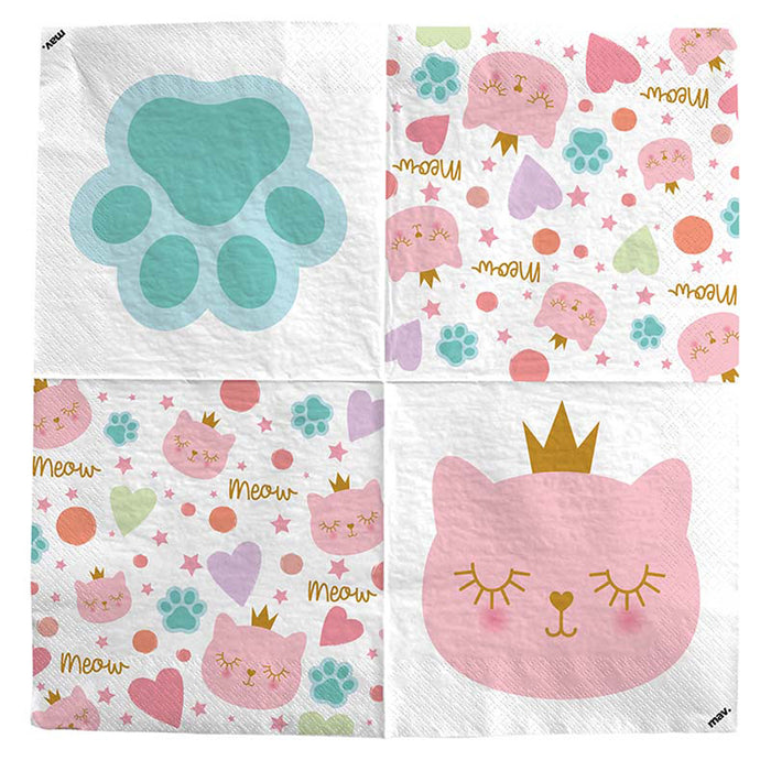 "Cat Princess" | Servietten 20Stk./33x33cm