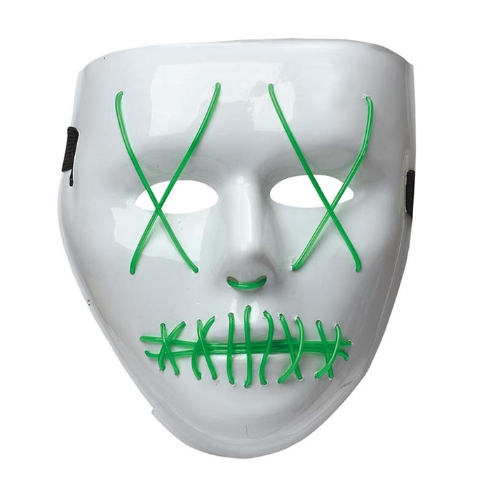 Maske LED ohne Rand grün