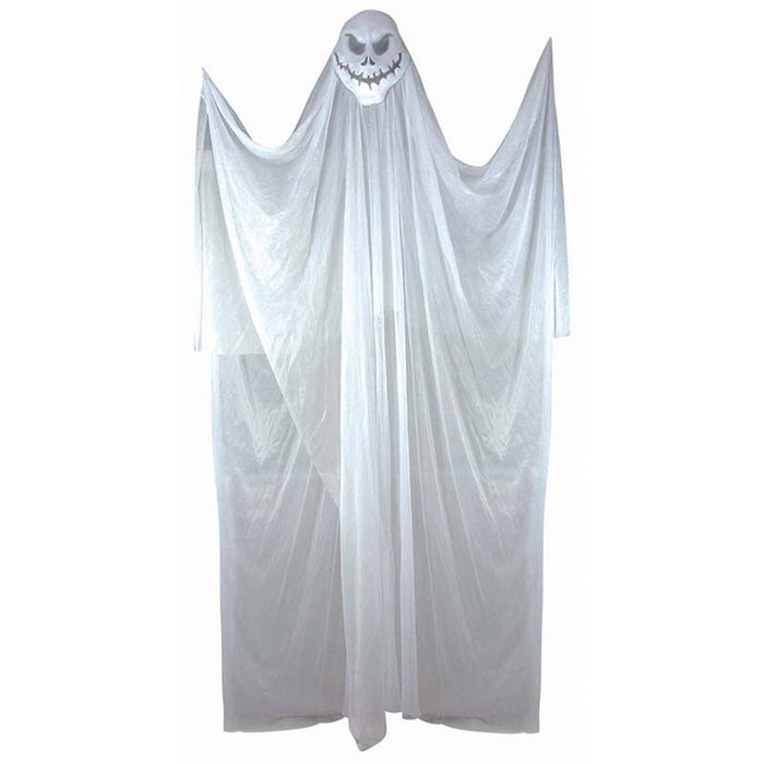 Halloween Hängefigur Geist 210 cm Weiß XXL Geister-Deko