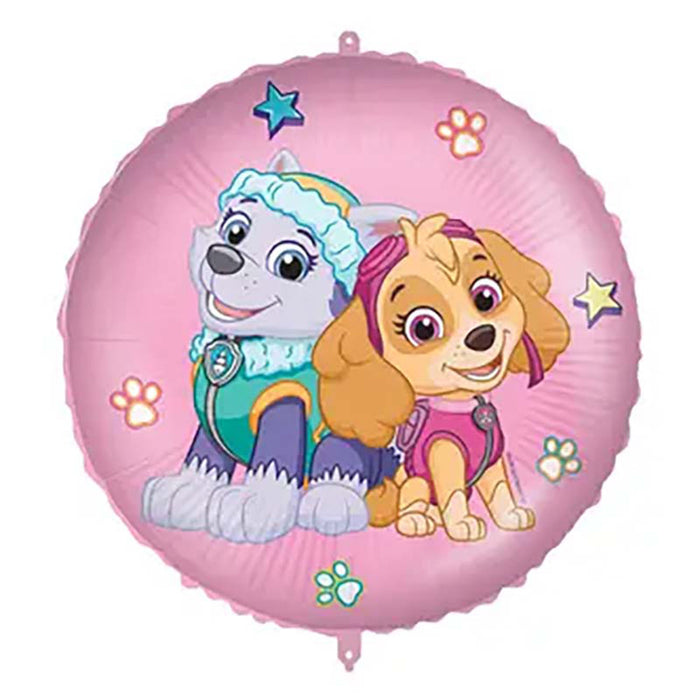 ABC18 Folienballon "Paw Patrol Skye & Everest" | Ø 45 cm