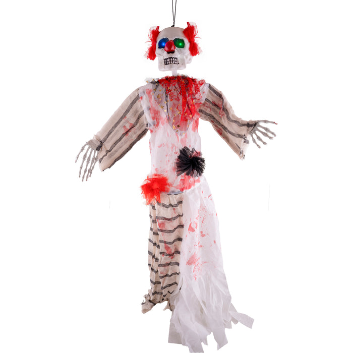 Hänge Figur Clown Licht, Ton, Bewegung 120cm