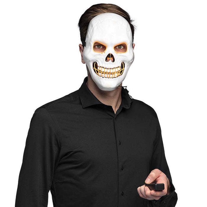 Maske LED Skelett