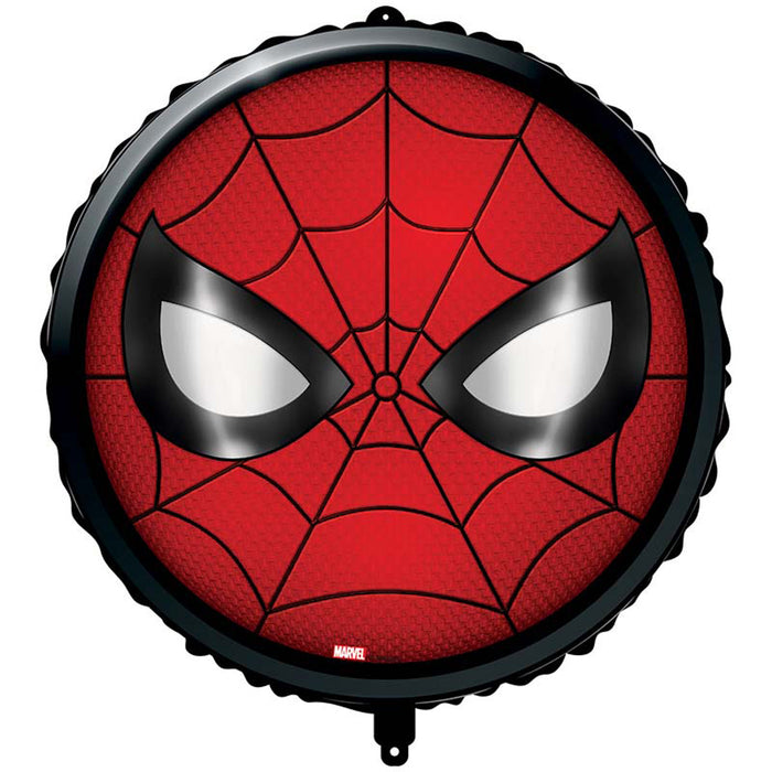 ABC18 Folienballon "Spiderman Face" | Ø 45 cm
