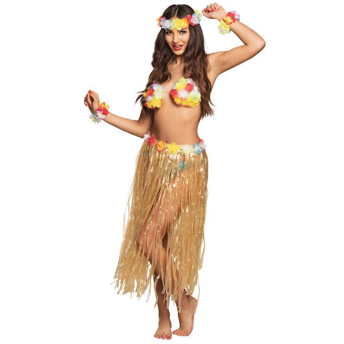 Hawaii Party Kostüm Set "Paradise" 5-teilig | Mehrfarbig