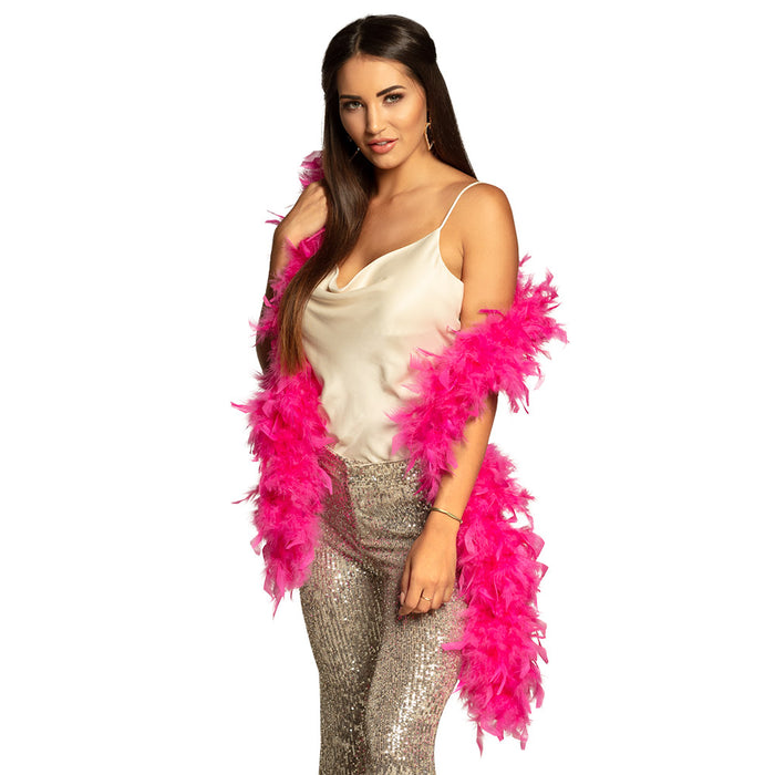 Federboa Unifarben 180 cm - 50g | Pink